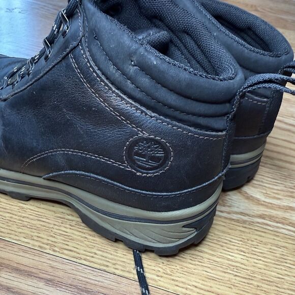 Timberland Youth Winter Boys Boots US size 4.5 Black Leather - Picture 3 of 6